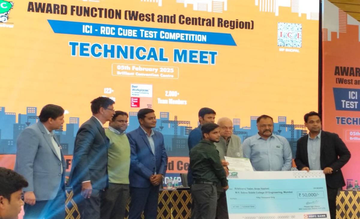 RDC national cube test competition runner up